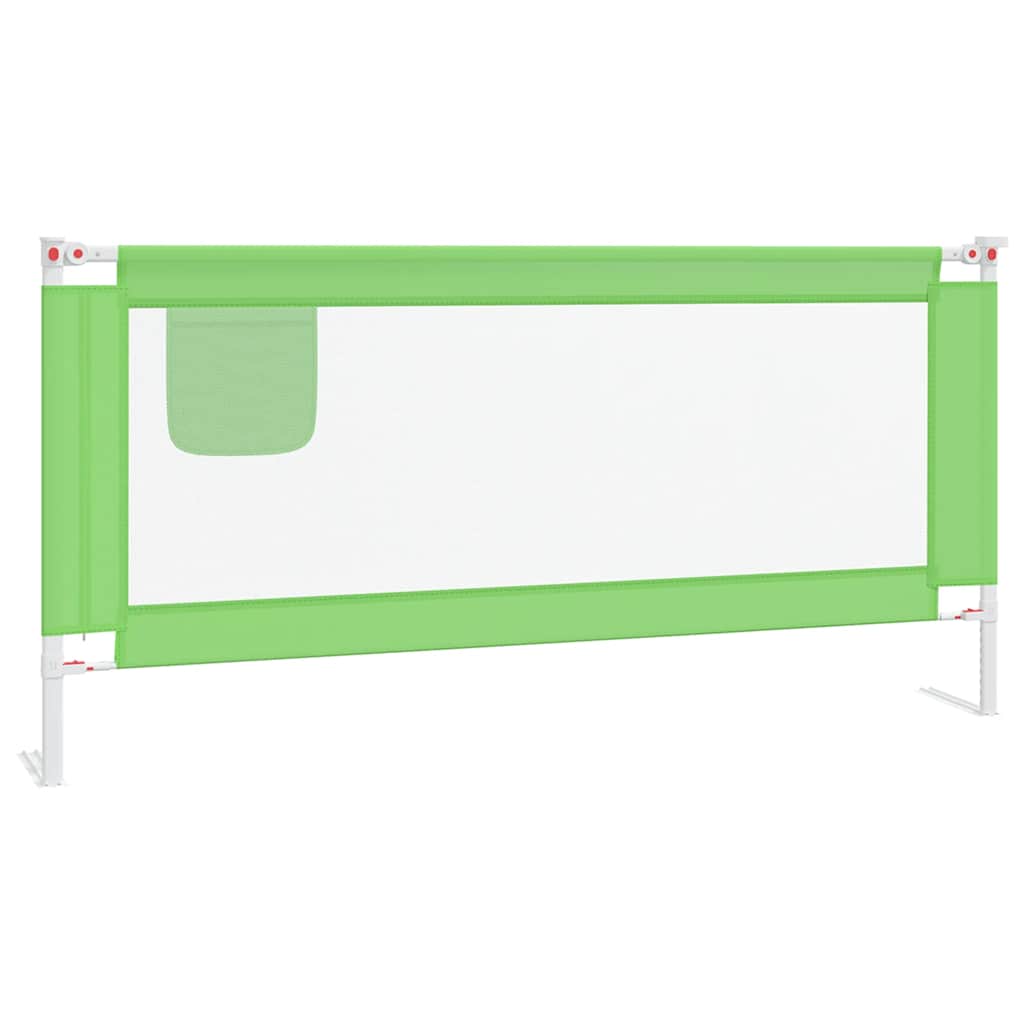 Vidaxl Bettdiagramm Kleinkind 190x25 cm Stoff grün