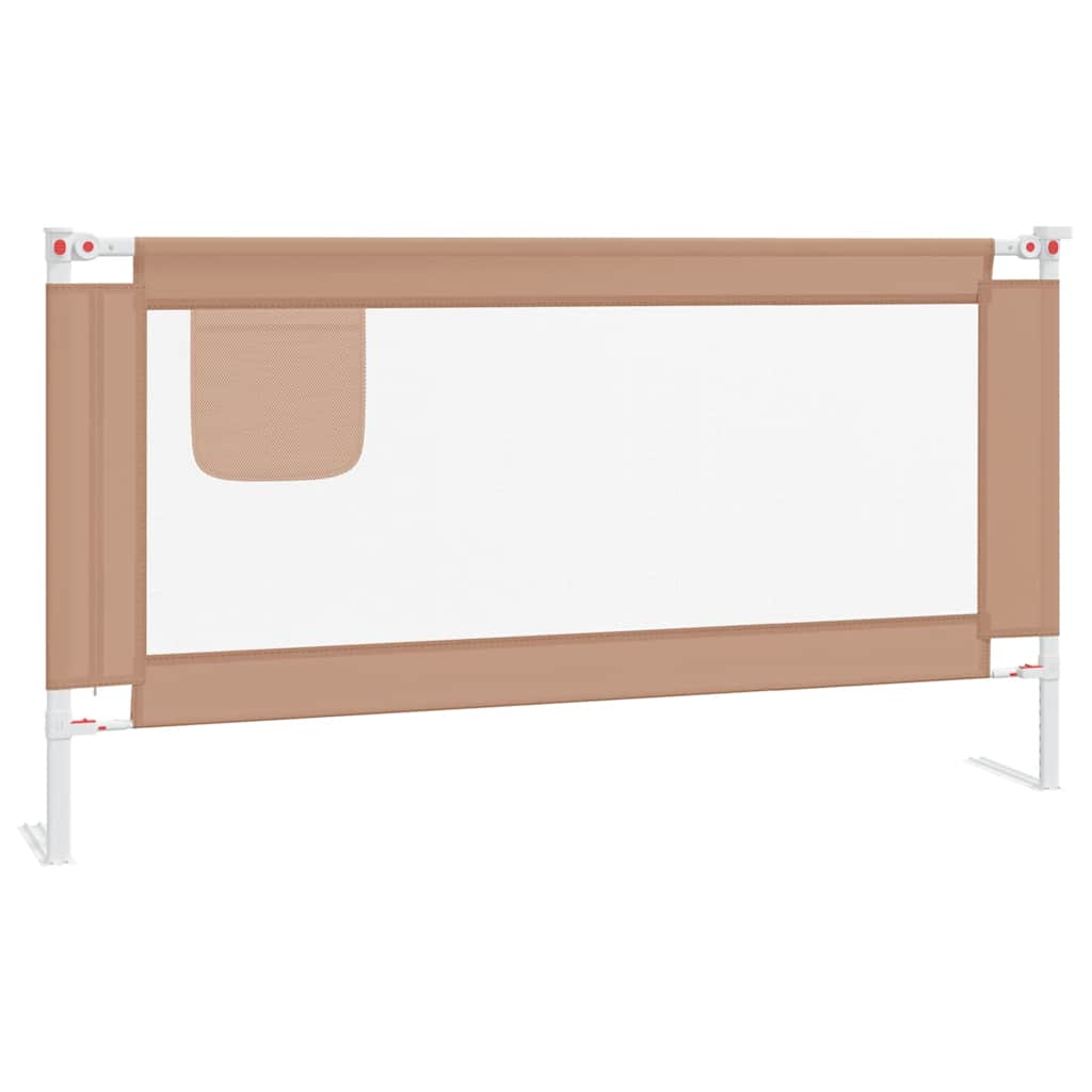 VIDAXL -BED -Diagramm Kleinkind 160x25 cm Stofftaupe