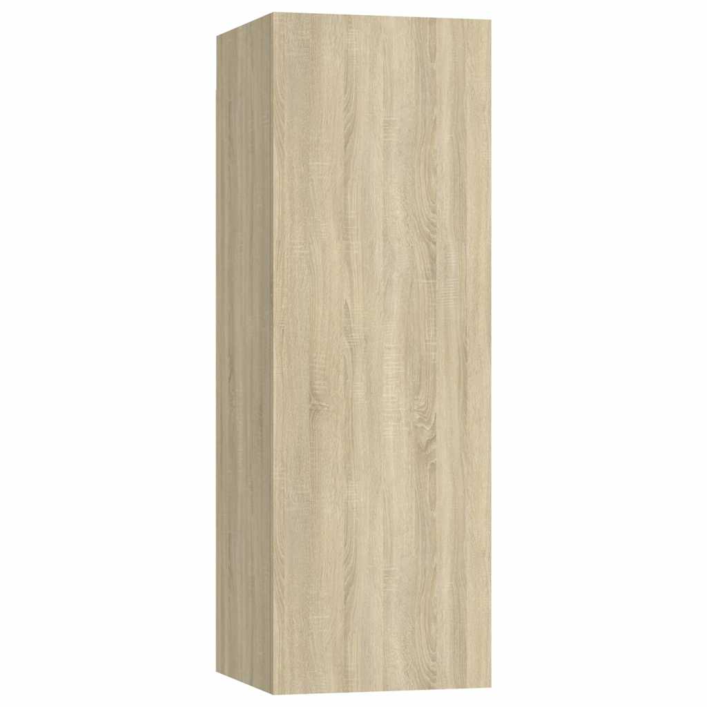 Vidaxl tv-meubel 30,5x30x90 cm bewerkt hout sonoma eikenkleurig