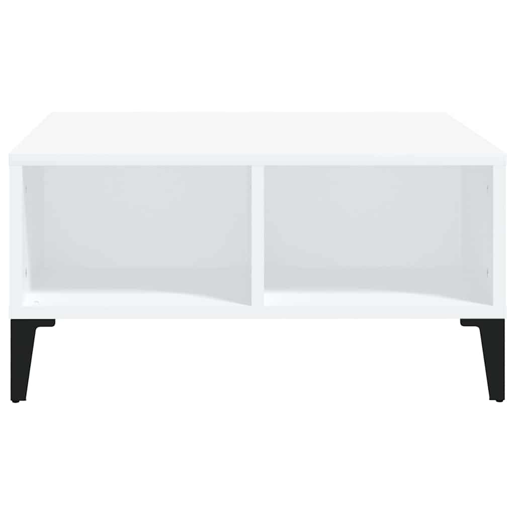 Vidaxl salontafel 60x60x30 cm bewerkt hout wit