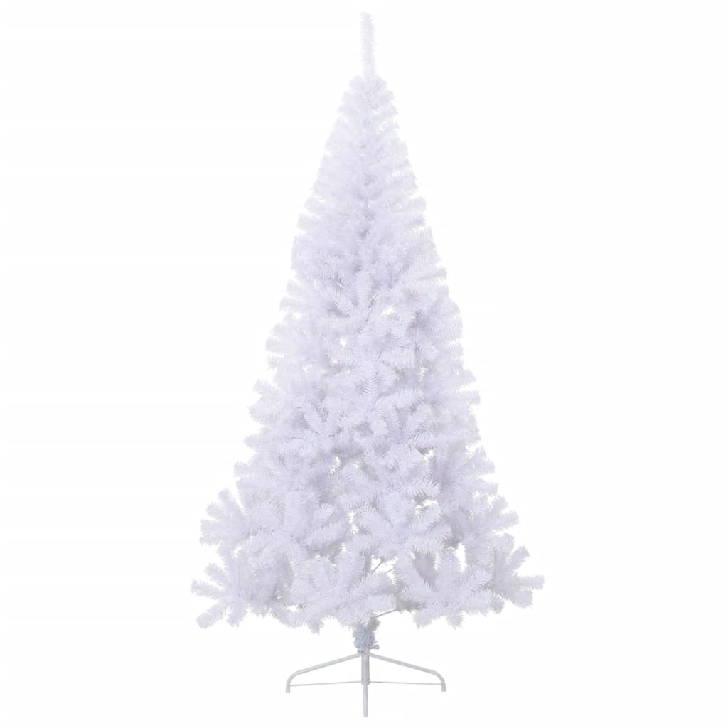 Vidaxl Kunstkerstboom mit Standardhälften 210 cm PVC Green