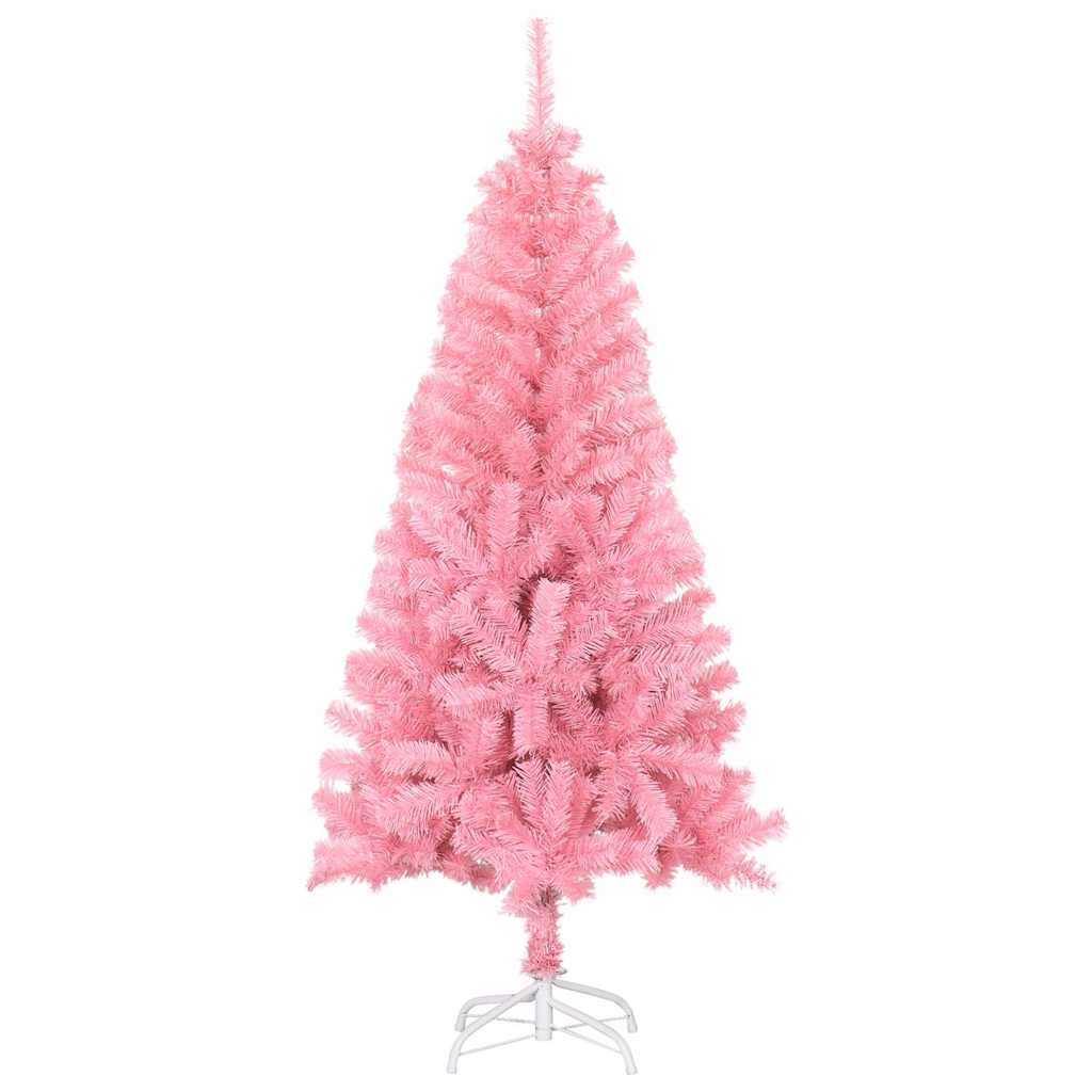 Vidaxl Kunstkerstboom mit Standard 120 cm PVC Pink