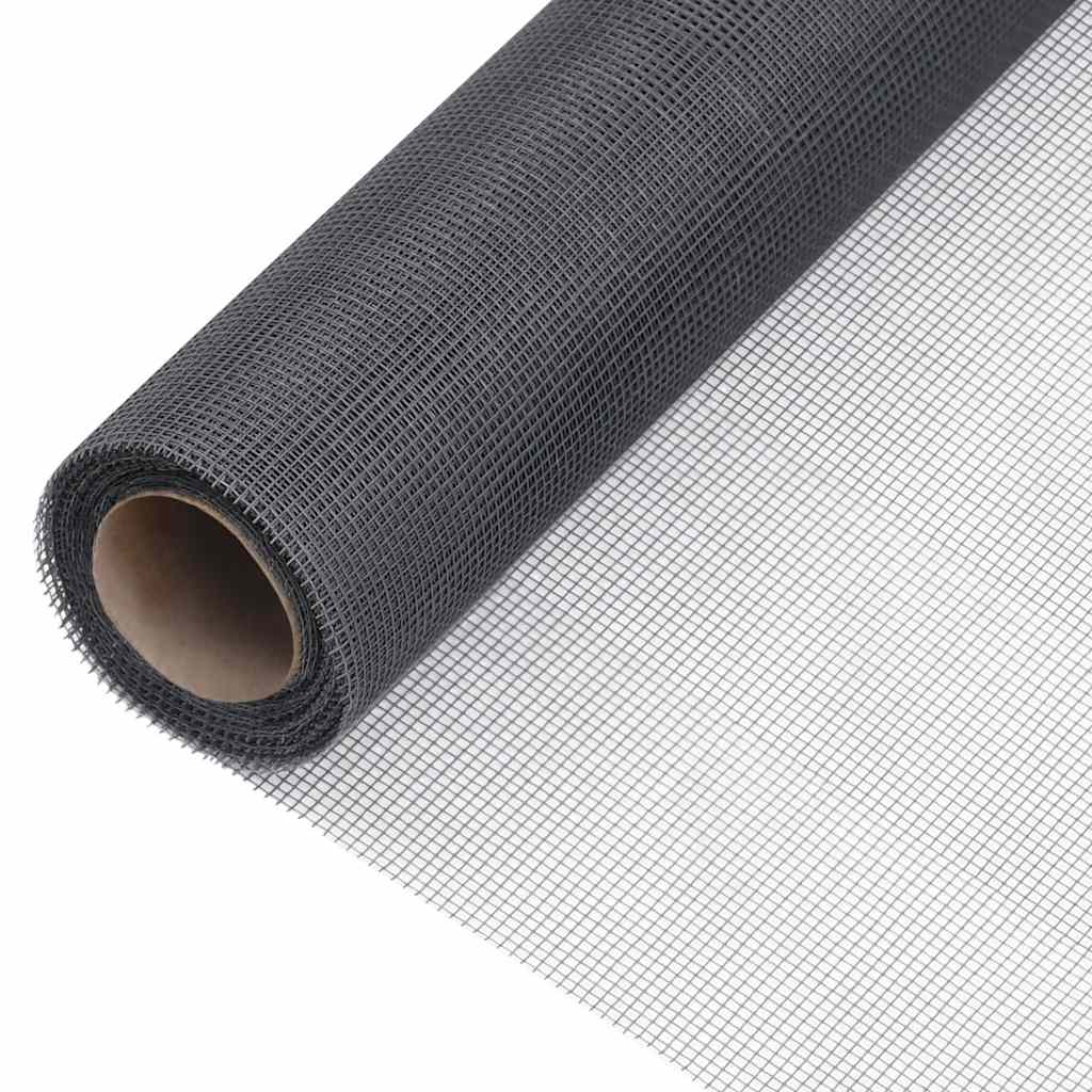 Vidaxl Mesh 80x2000 cm Glasfasergrau