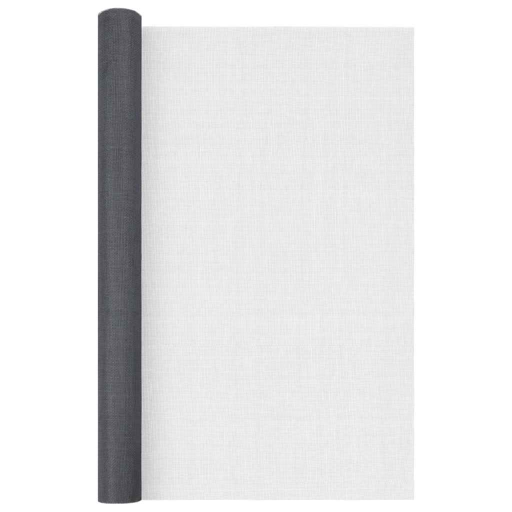 Vidaxl Mesh 80x2000 cm Glasfasergrau