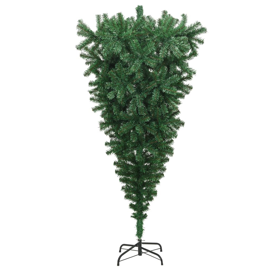 Vidaxl Kunstkerstboom mit Standard 180 cm Grün umgekehrt