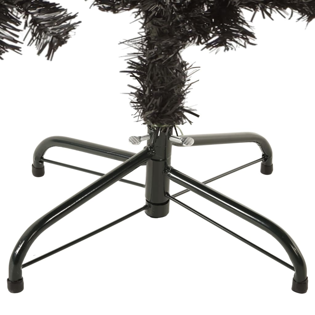Vidaxl Weihnachtsbaum schmal 120 cm schwarz