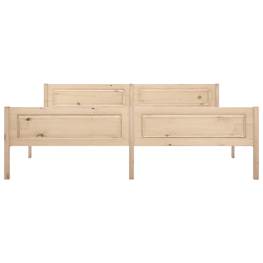 Vidaxl bedframe massief grenenhout 180x200 cm