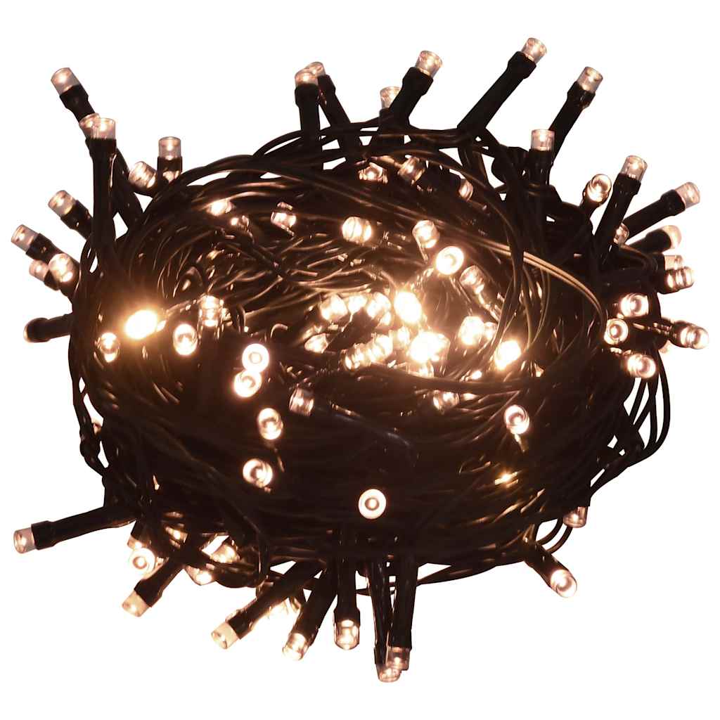 Vidaxl leichte Girlande mit 150 LEDs 15 m PVC warmes Weiß