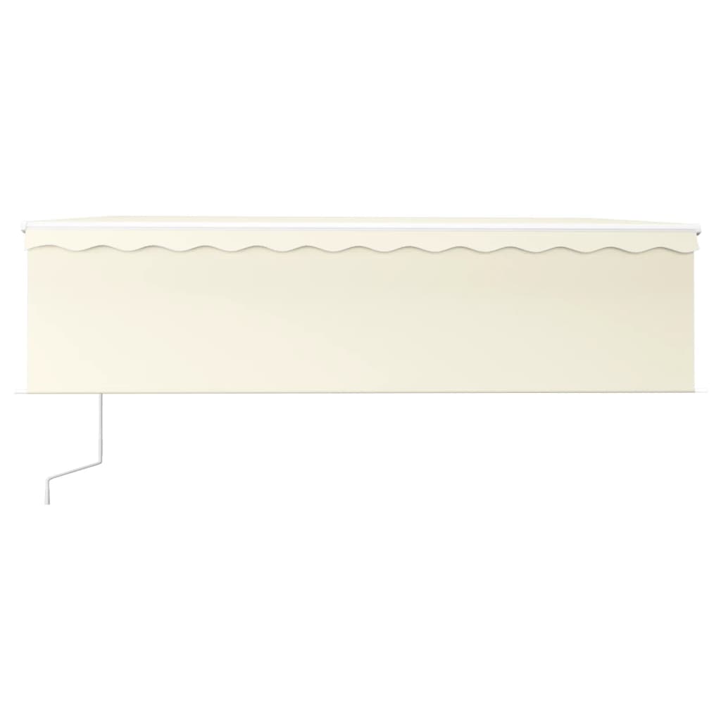 Vidaxl luifel mit Roller Blind 5x3m Creme -Colored automatisch erweiterbar