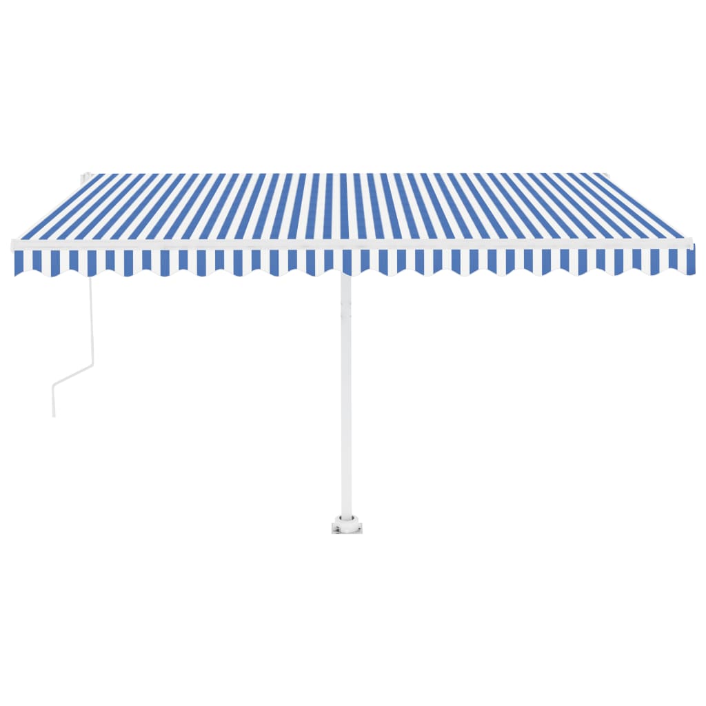 Vidaxl laifel kostenlos -ausstehende automatische 400x350 cm blau und weiß