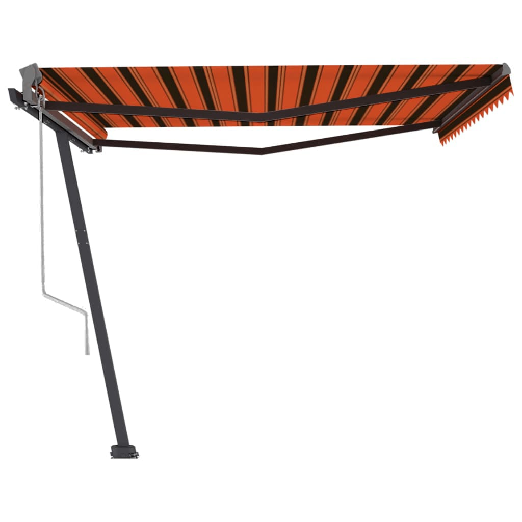 Vidaxl laifel kostenlos -ausstehende automatische 400x300 cm Orange und Braun