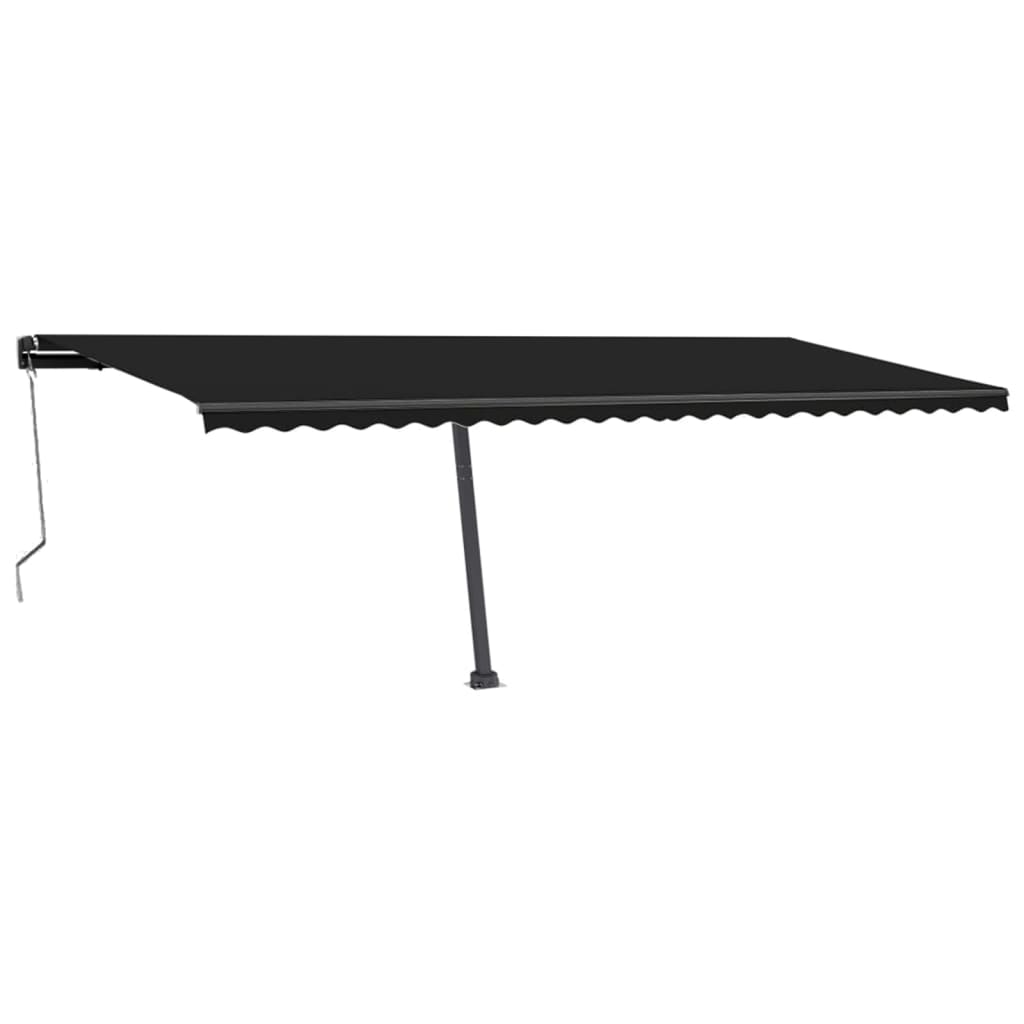 Vidaxl Laifel Free -ausstehende automatische 600x300 cm Anthrazit -geläutet