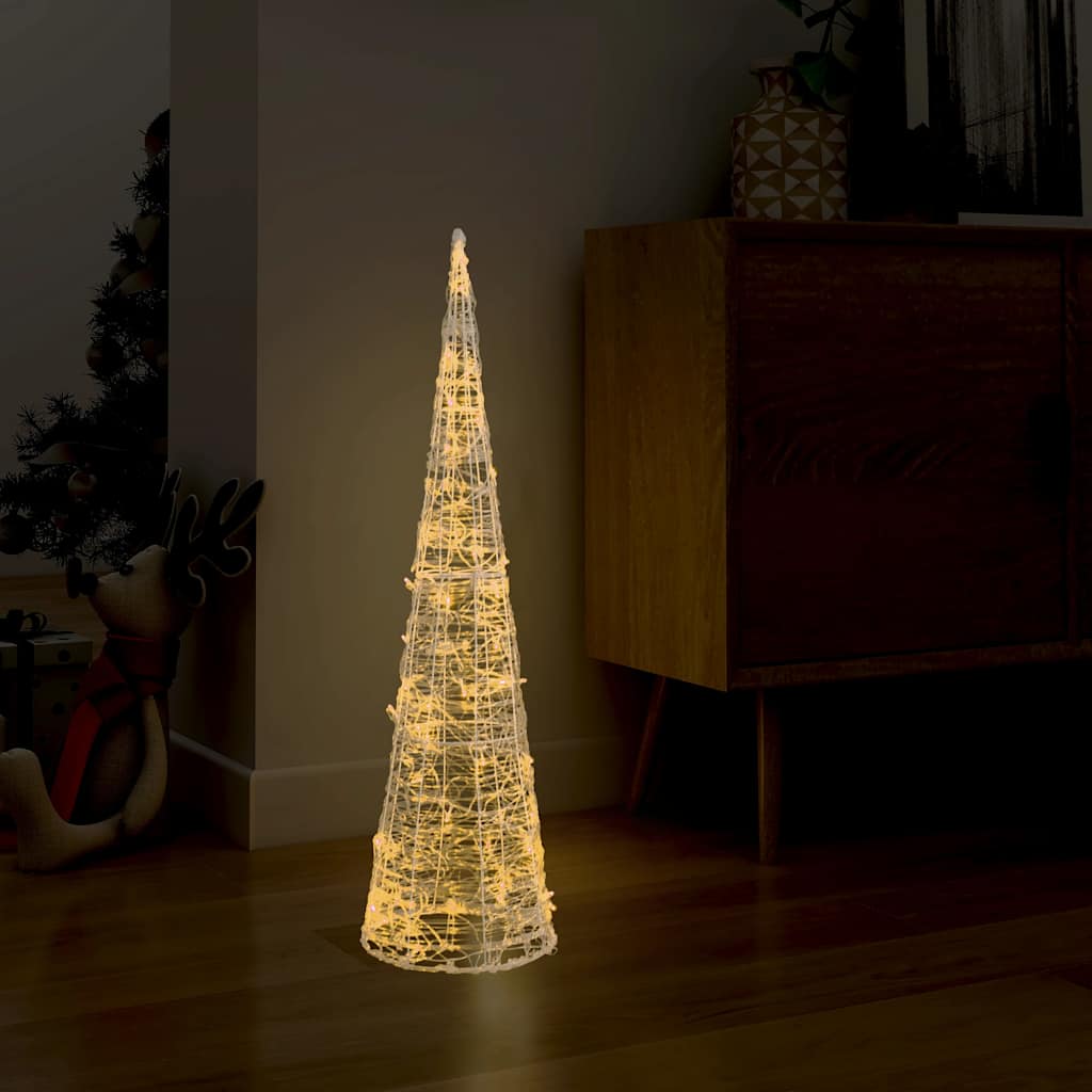 Vidaxx Lichtkegel Deko LED warmweiß 90 cm Acryl