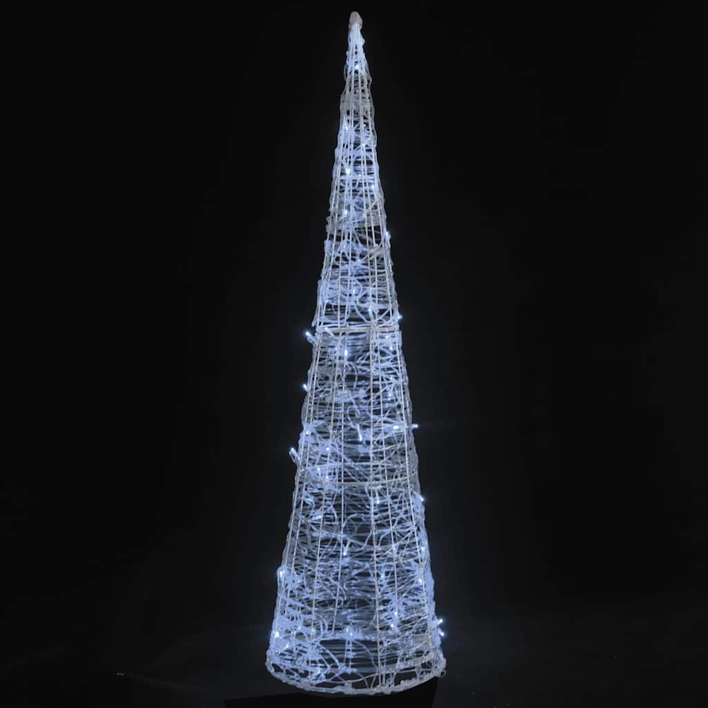 Vidaxl Light Cone Dekorative LED Kalt weiß 90 cm Acryl