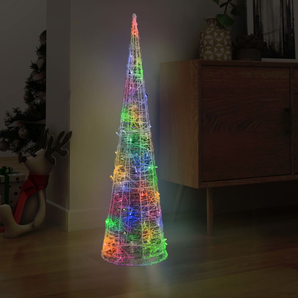 Vidaxx Lichtkegel Deko LED mehrfarbig 120 cm Acryl