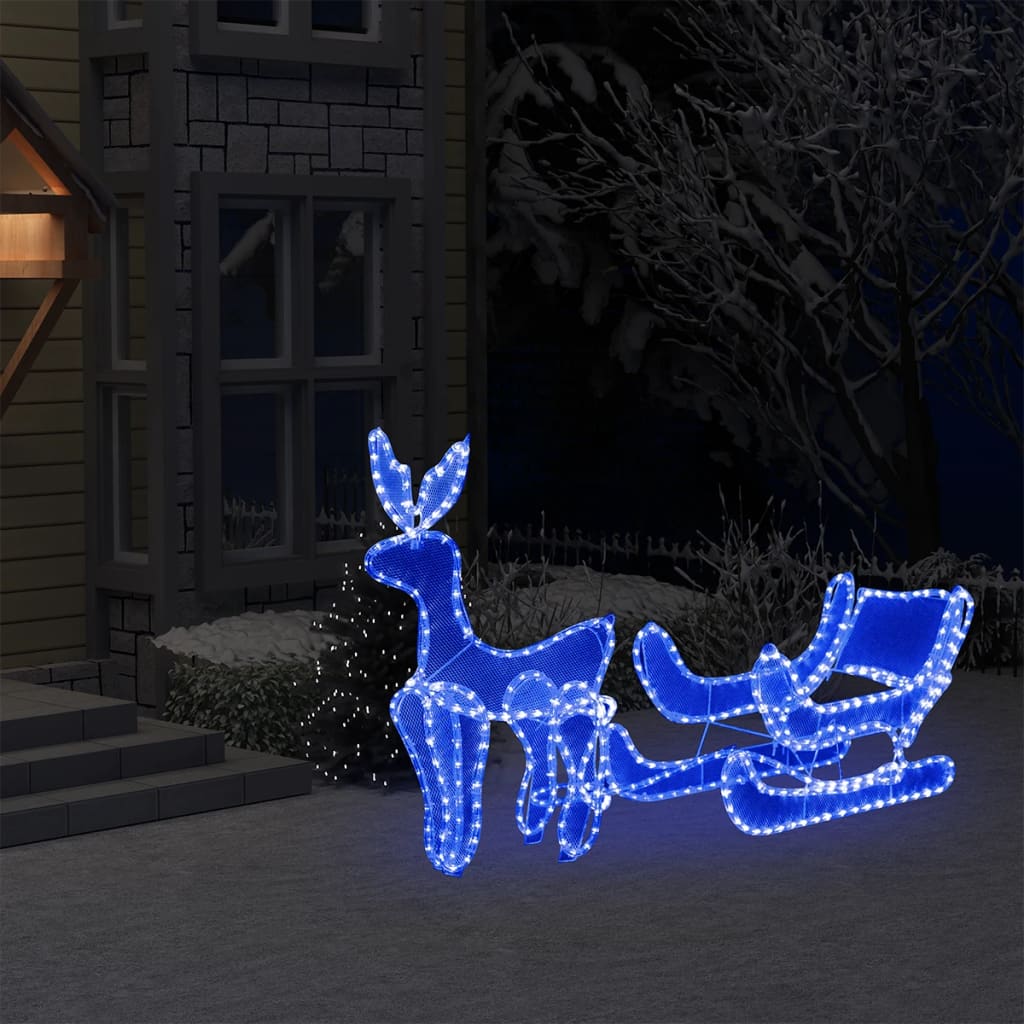 Vidaxl Weihnachtsbeleuchtung Rendier und Ärmel mit Mesh 432 LEDs