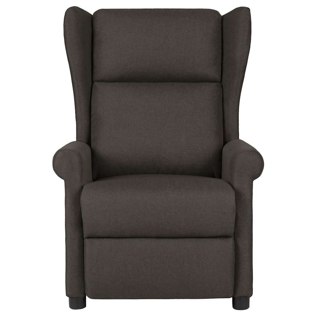 Vidaxl fauteuil verstelbaar stof taupe