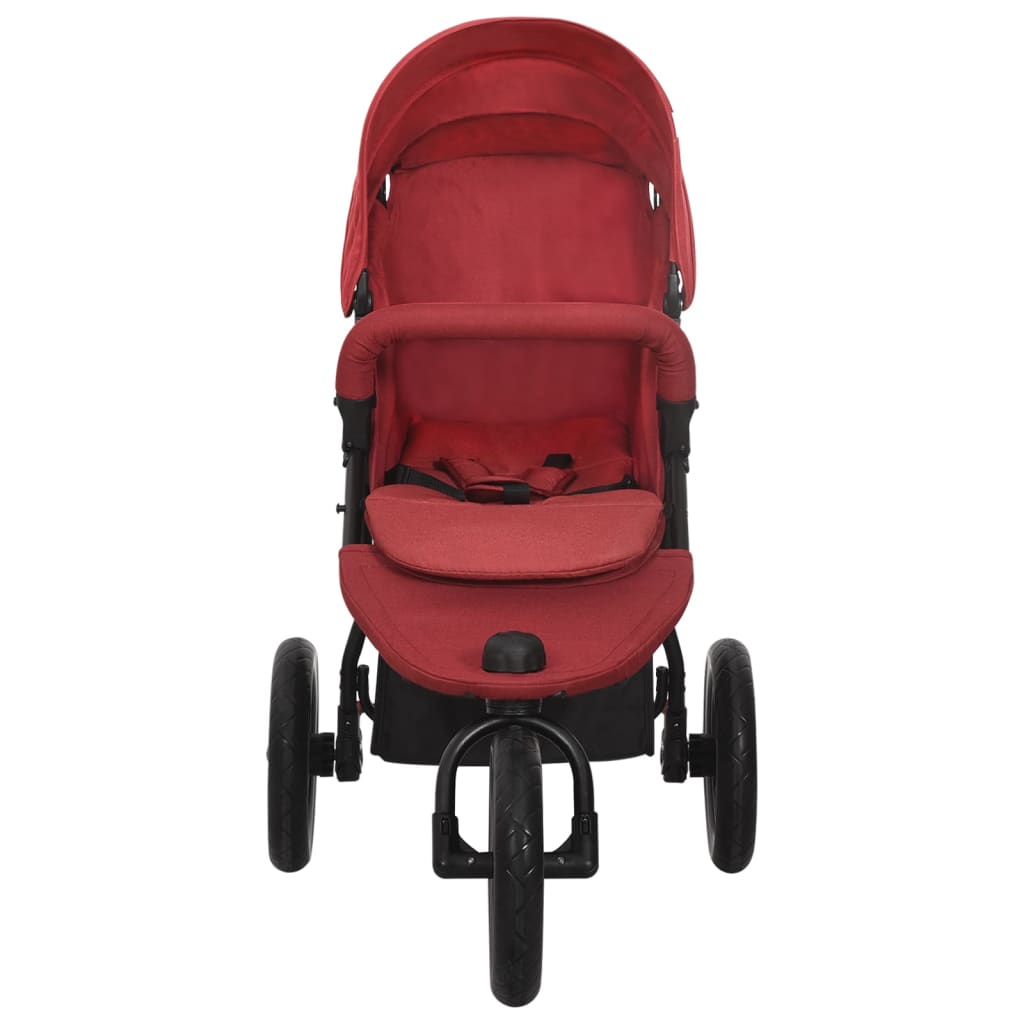 Vidaxl Pram Stahlrot