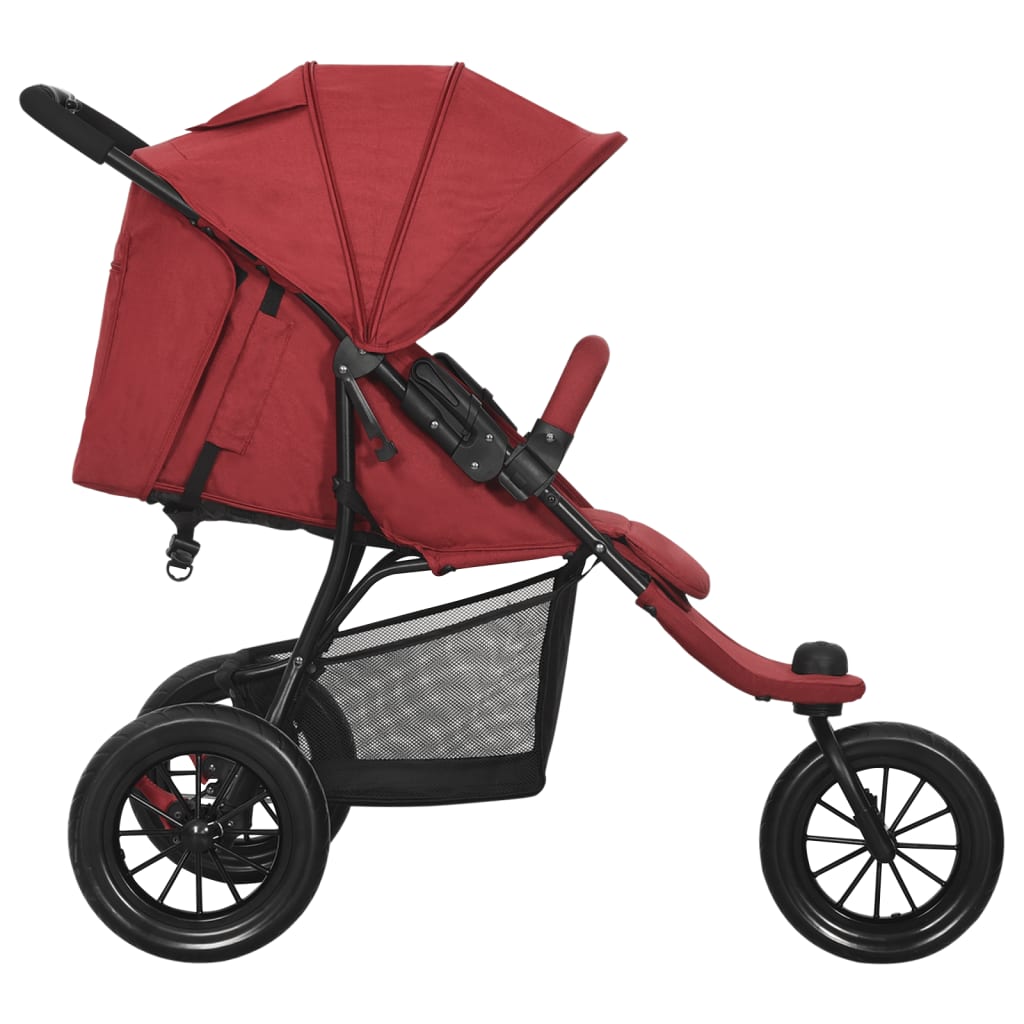 Vidaxl Pram Stahlrot