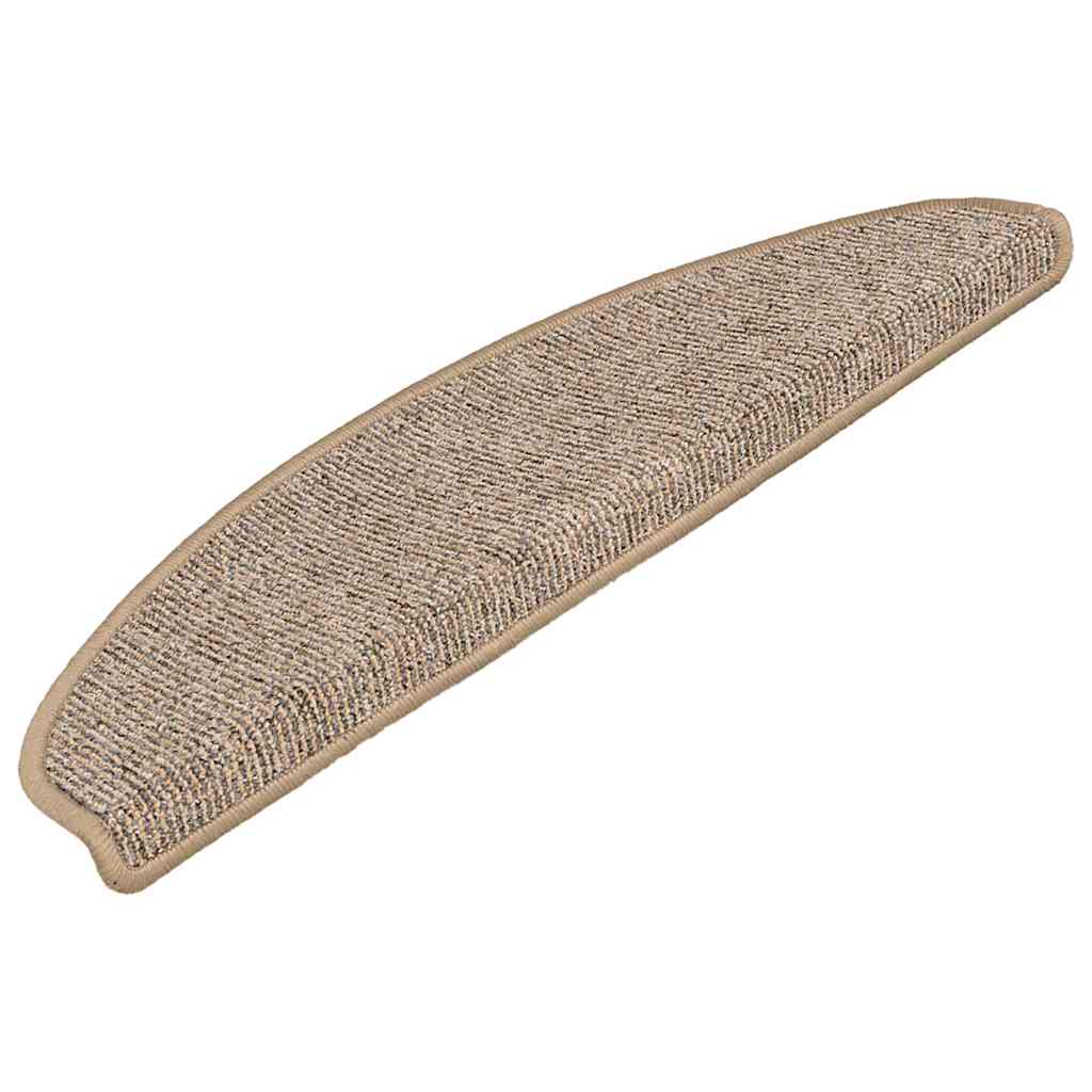 VidaXL Stufenmatten 15 Stück 65x21x4 cm grau und braun