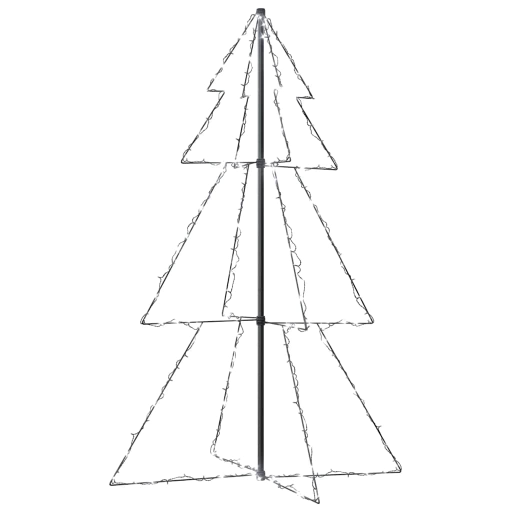 Vidaxl KegelKERSTBOOM 200 LEDs innerhalb und außerhalb von 98x150 cm