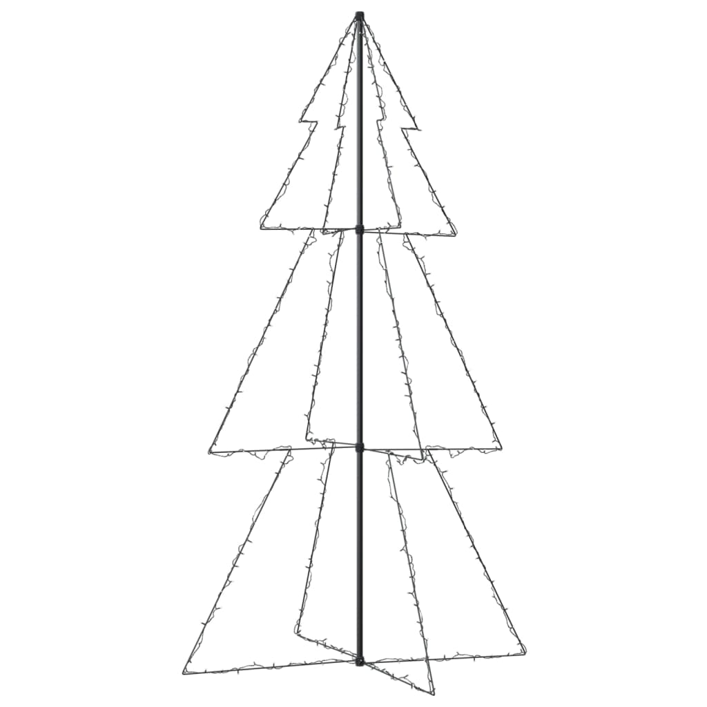 VIDAXL KegelKERSTBOOM 300 LEDs innerhalb und außerhalb 120x220 cm