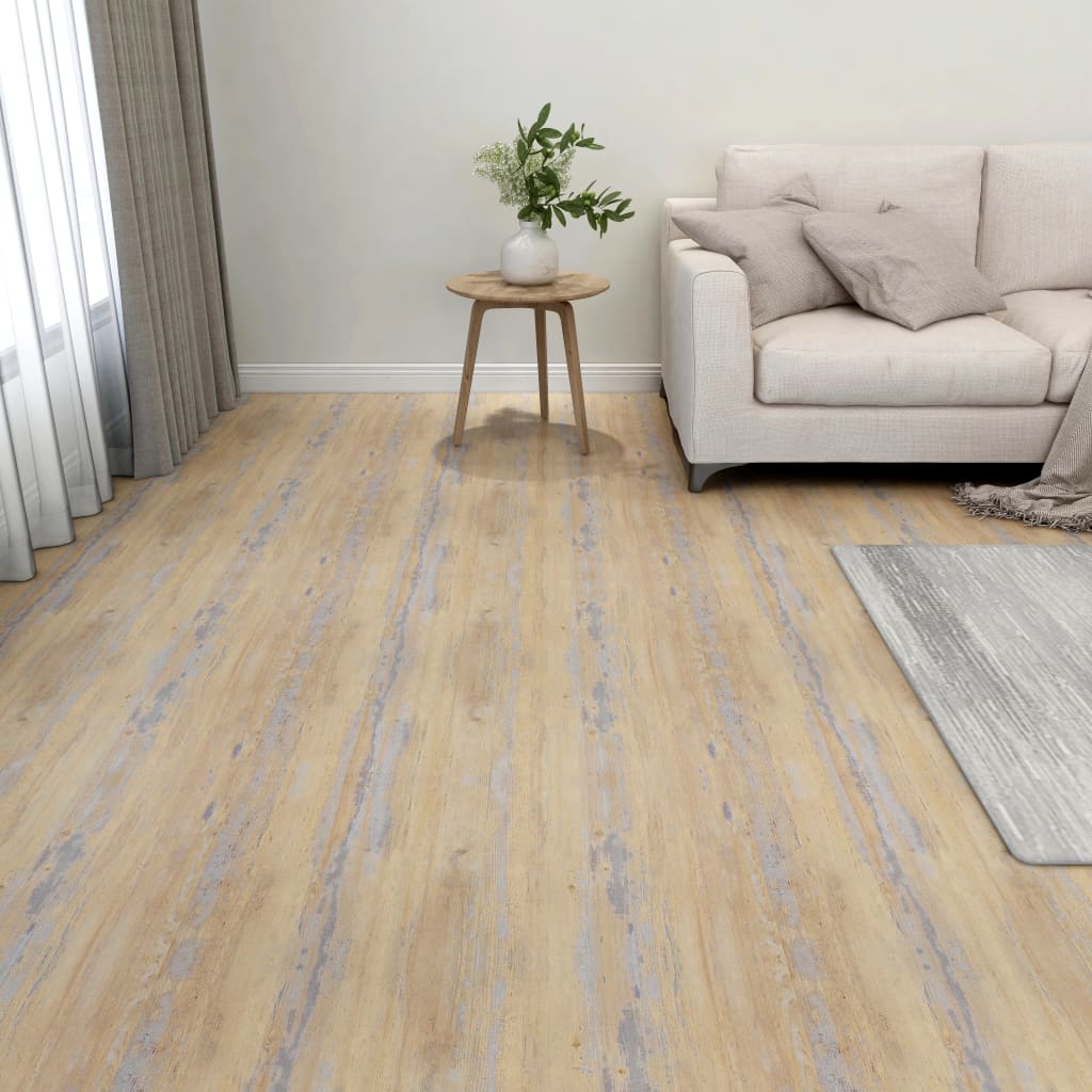 Vidaxl Bodendielen 20 Stück selbstklebend 1,86 m² PVC braun