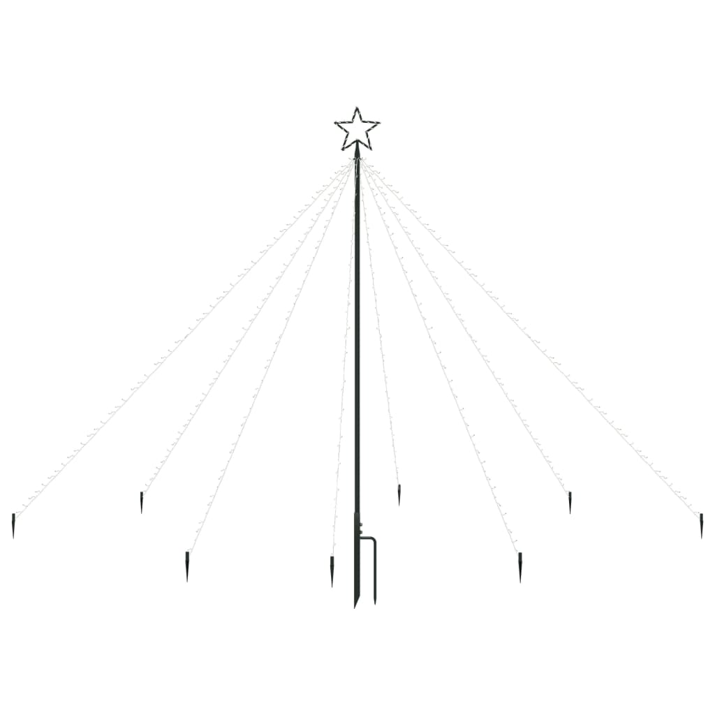Vidaxl Weihnachtsbaumbeleuchtung 400 LEDs innerhalb von 2,5 m mehrfach gelöscht