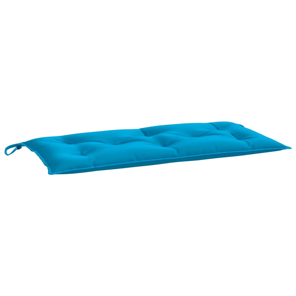 Vidaxl Gartenbank Kissen 110x50x7 cm Oxford Stoff hellblau