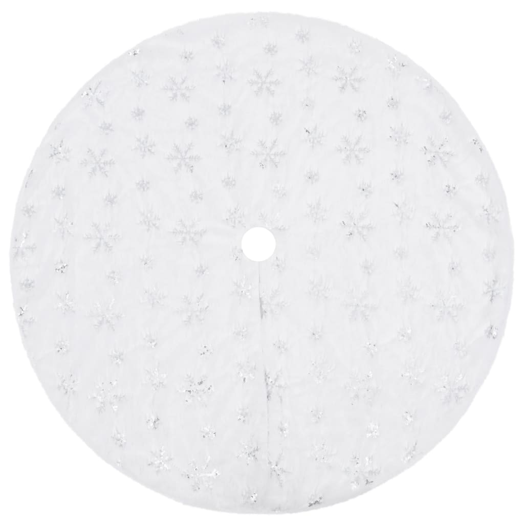 Vidaxx Luxus Weihnachtsbaumrock weiß 150 cm Kunstfell