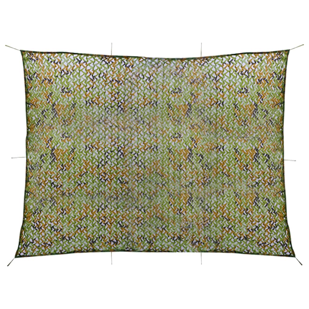Vidaxl Camoufagenet mit Aufbewahrungstasche 2x4 m grün