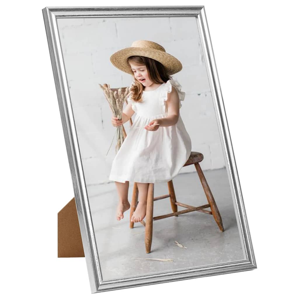 Vidaxl -Fotorahmen 3 PCs für Tabelle 21x29.7 cm Silberfarbe