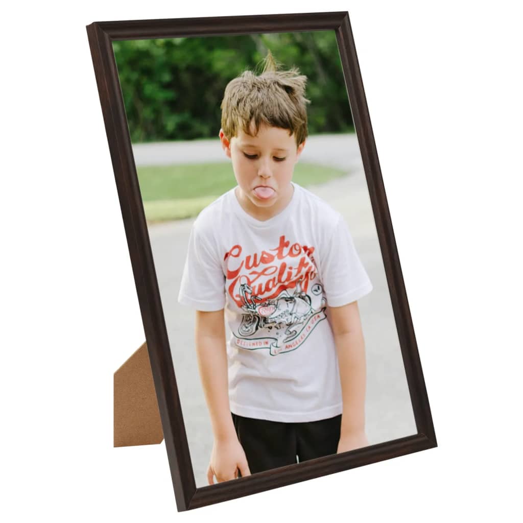 Vidaxl -Fotorahmen 3 PCs für Tabelle 21x29.7 cm MDF Schwarz