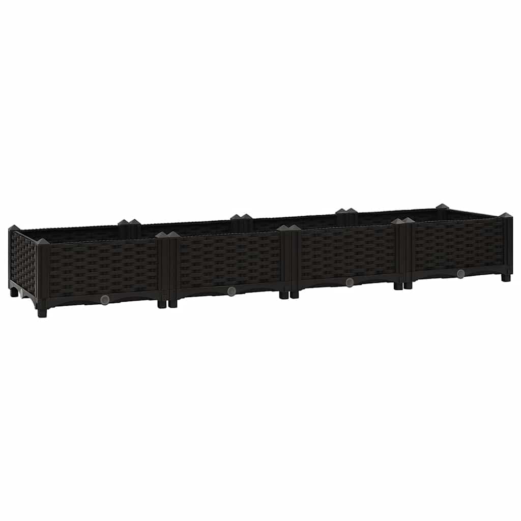 VIDAXL -Pflanzer erhöhte 160 x 40 x 23 cm Polypropylen