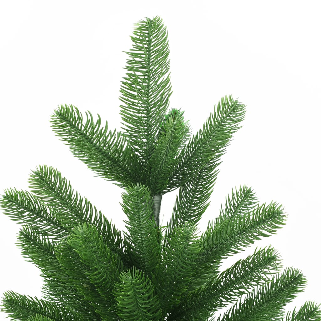 Vidaxl Kunstkerstboom mit Beleuchtung und Weihnachtsbällen 150 cm Grün