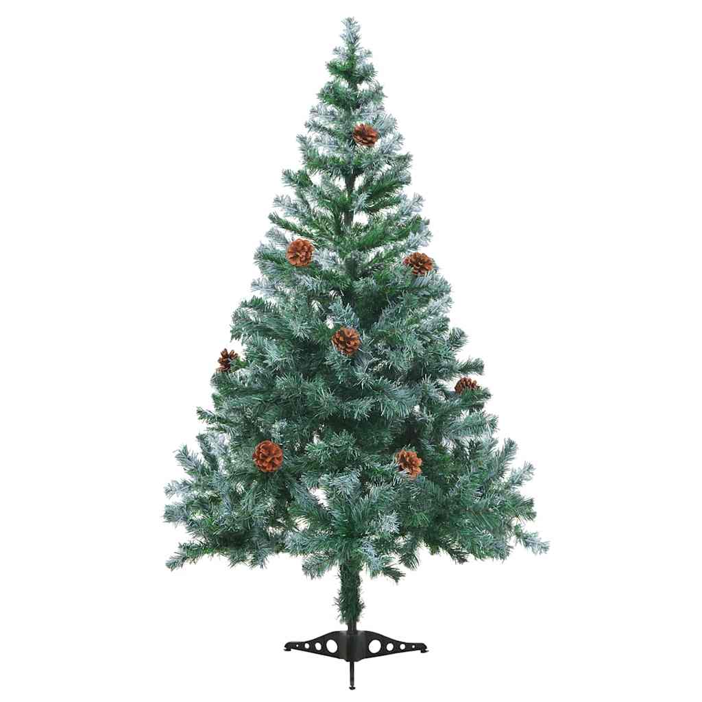 Vidaxl Kunstkerstboom mit Lichtkugeln Schneekiefer 150 cm