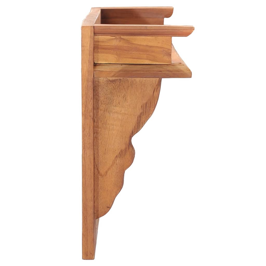 Vidaxx Wandgarderobe 80x16,5x35 cm massives Teakholz