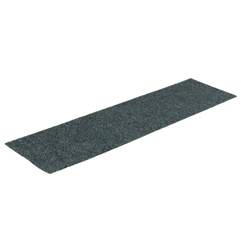 Vidaxl -Treppenmatten selbstadhäsiv 15 Teile 76x20 cm Grün Rechteckig