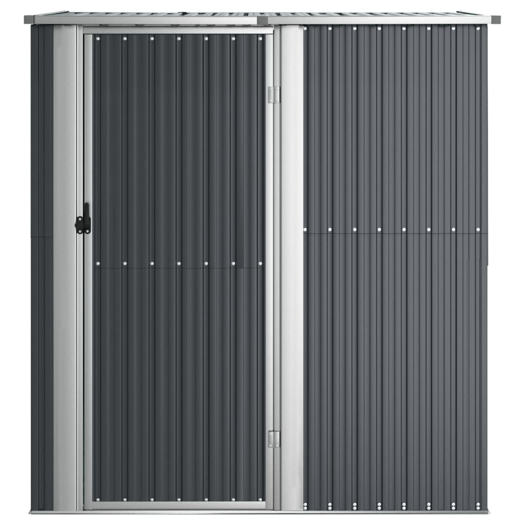 VidaXL Gartenhaus 180,5 x 97 x 209,5 cm, verzinkter Stahl, Anthrazit