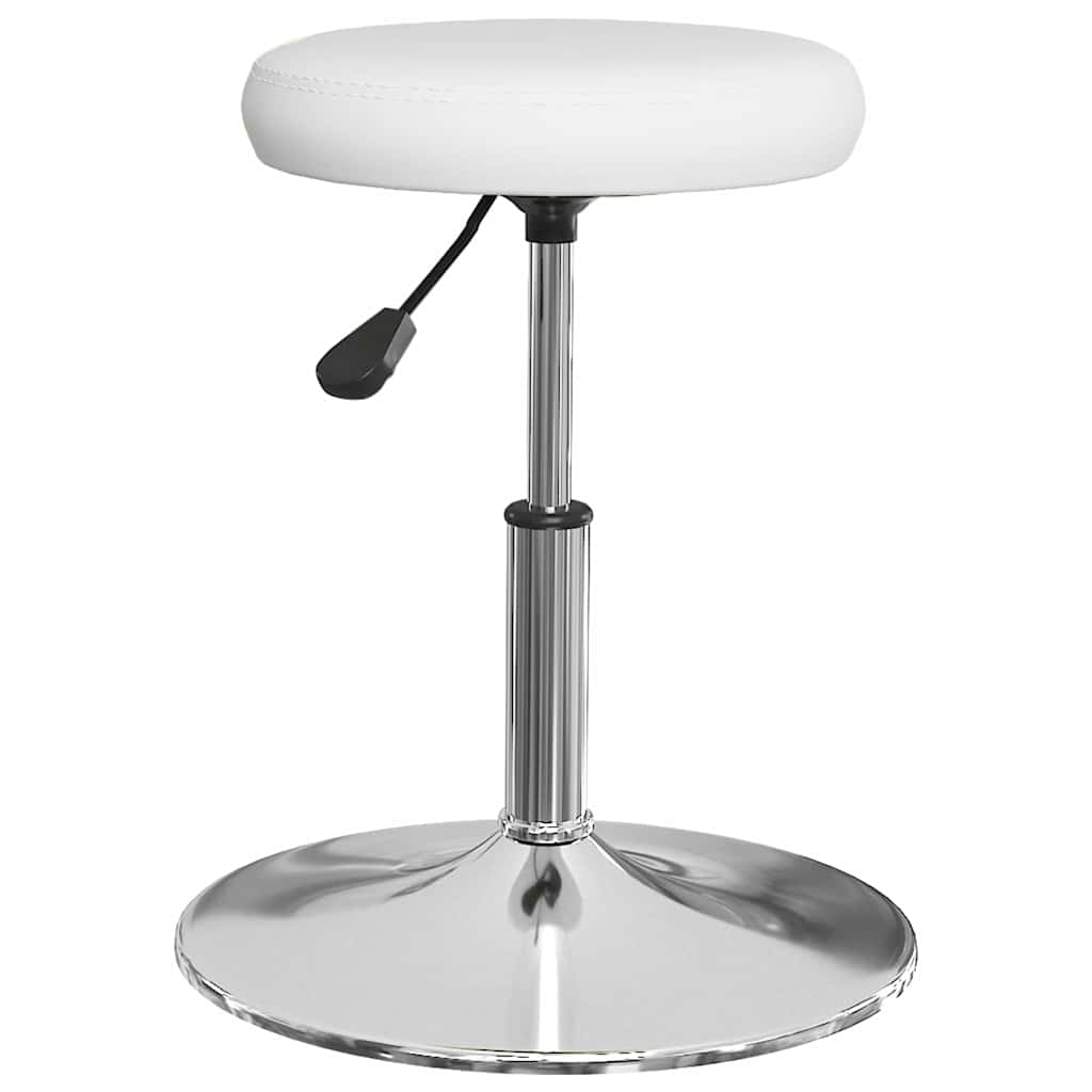 Vidaxl eetkamerstoelen 2 st kunstleer wit