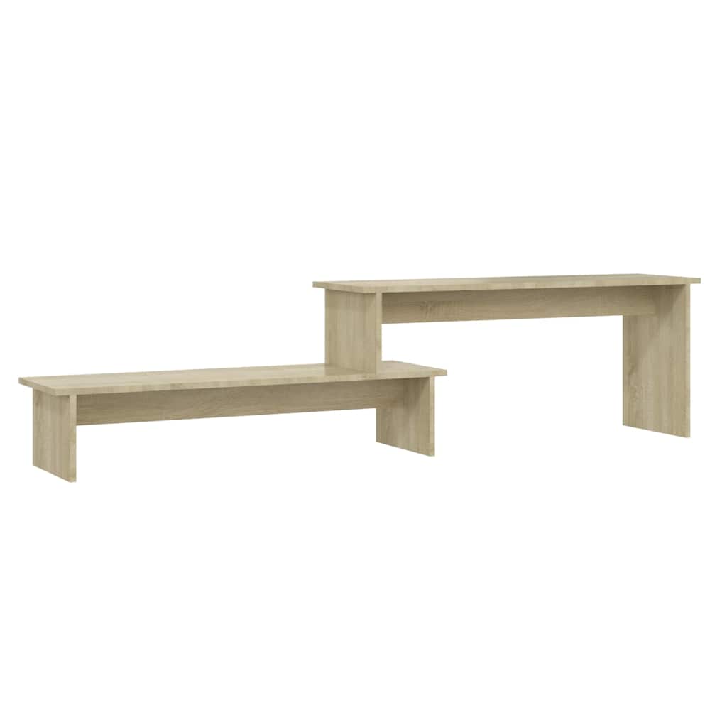 Vidaxl tv-meubel 180x30x43 cm bewerkt hout sonoma eikenkleurig