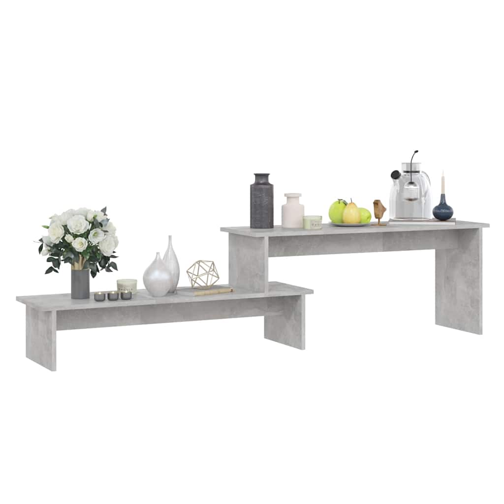 Vidaxl tv-meubel 180x30x43 cm bewerkt hout betongrijs