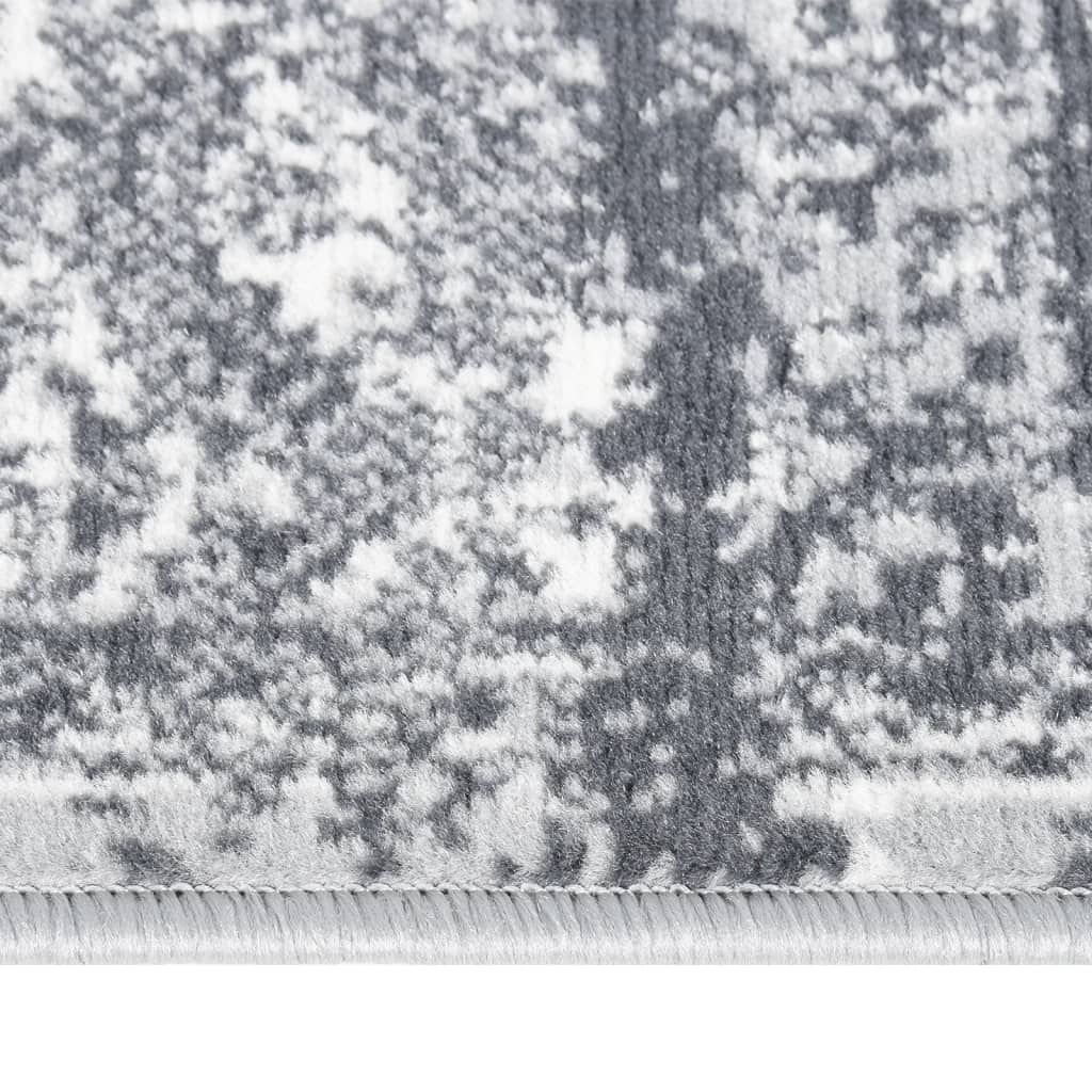 VidaXL Teppichläufer 60x450 cm BCF orientalisches Grau
