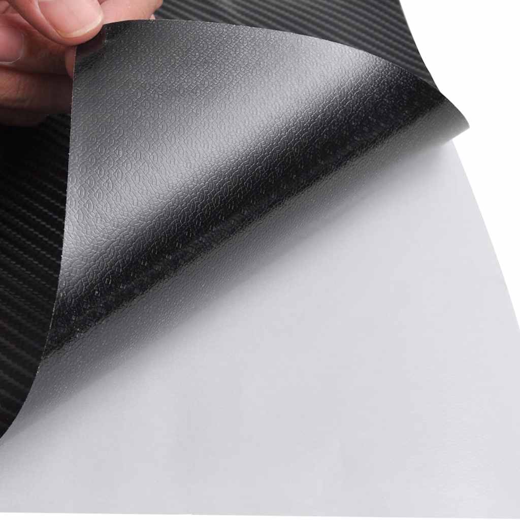Vidaxx 2 Stück Autofolie 4d 100x150 cm + 50x150 cm schwarz