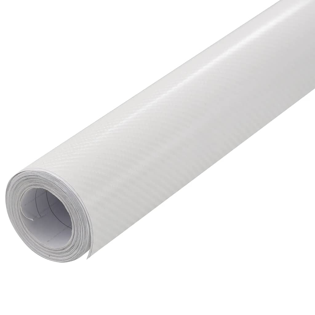 Vidaxx 2 Stück Autofolie 4d 100x150 cm + 50x150 cm weiß