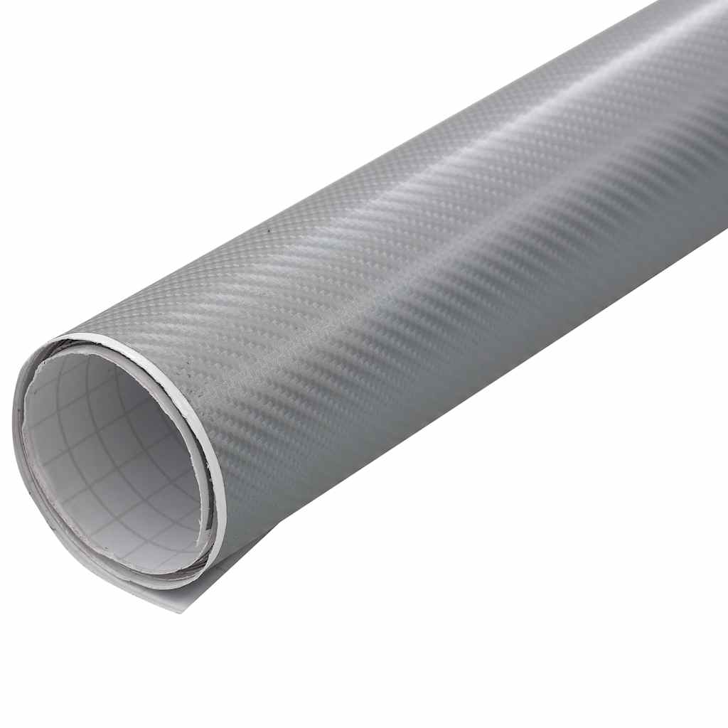 Vidaxx Autofolie 4d 100x150 cm silberfarben