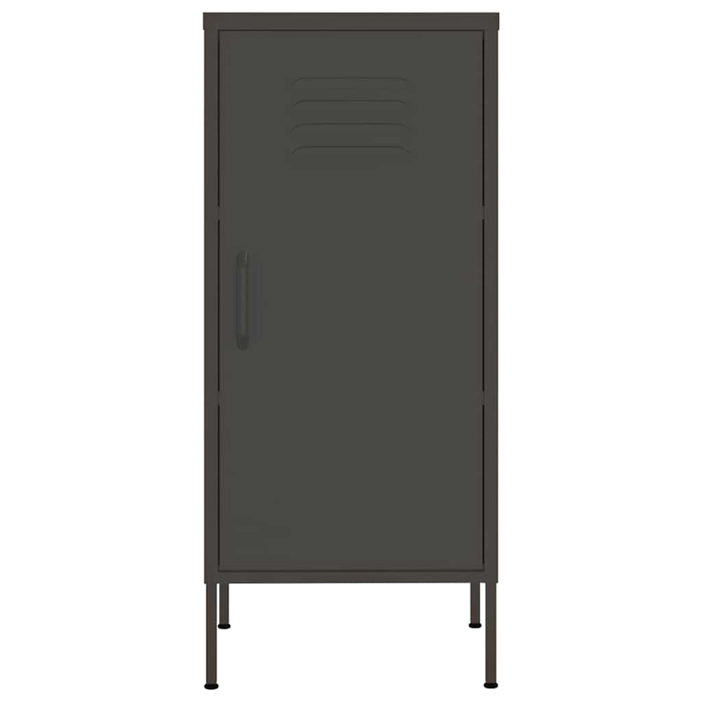 Vidaxl opbergkast 42,5x35x101,5 cm staal antracietkleurig