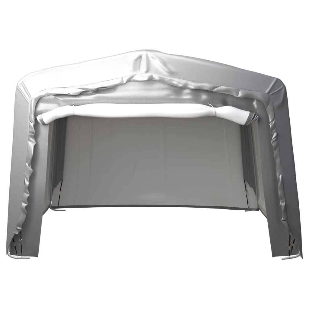 VidaXL Lagerzelt 370x370 cm stahlgrau