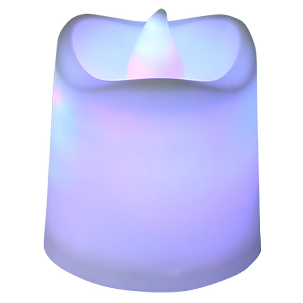 Vidaxl Teelights 12 ST LED Flameless Electric Multi -Colored