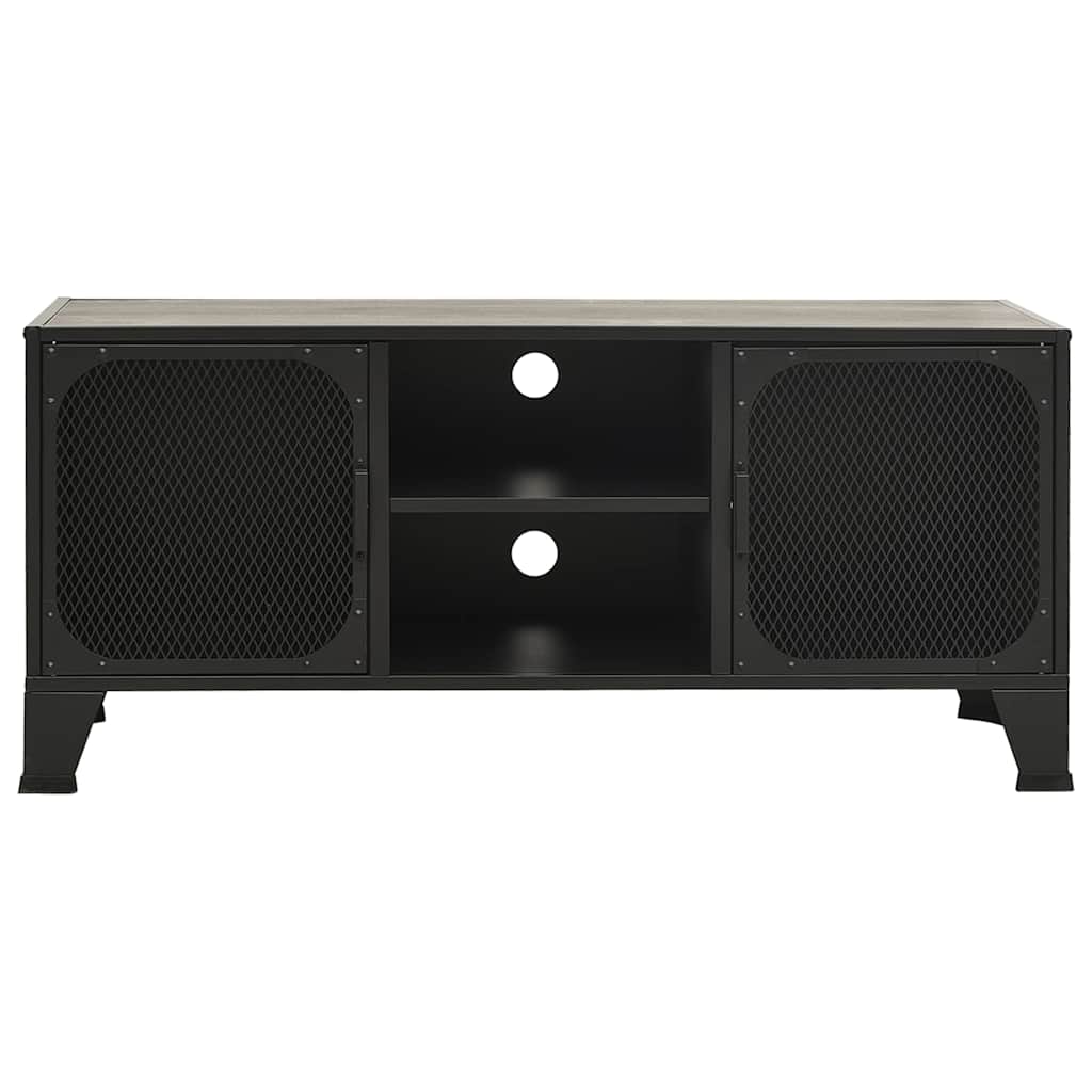 Vidaxl tv-meubel 105x36x47 cm metaal en mdf grijs